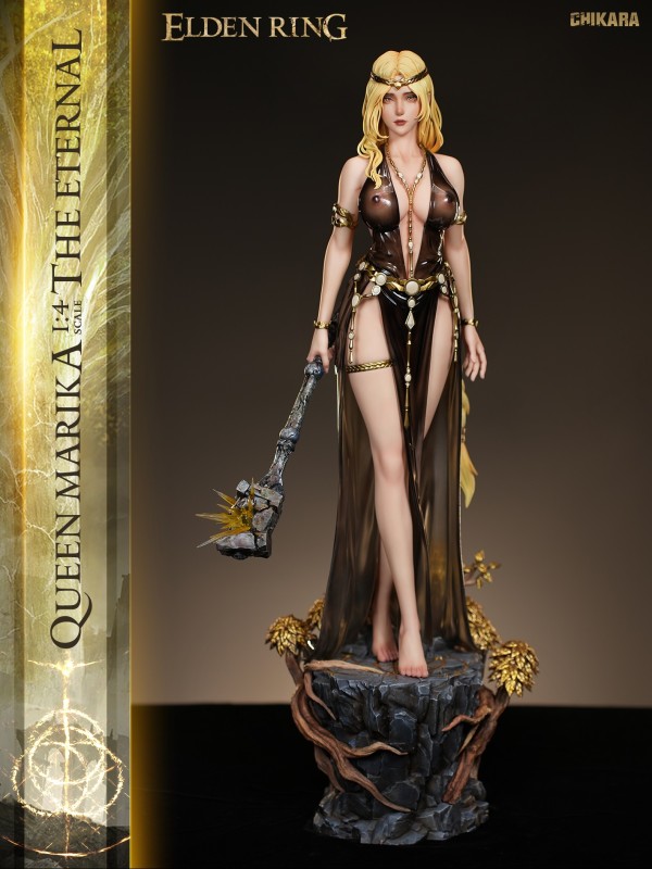 Chikara Studio Elden Ring Queen Marika the Eternal Hot Sexy 1/4 Statue